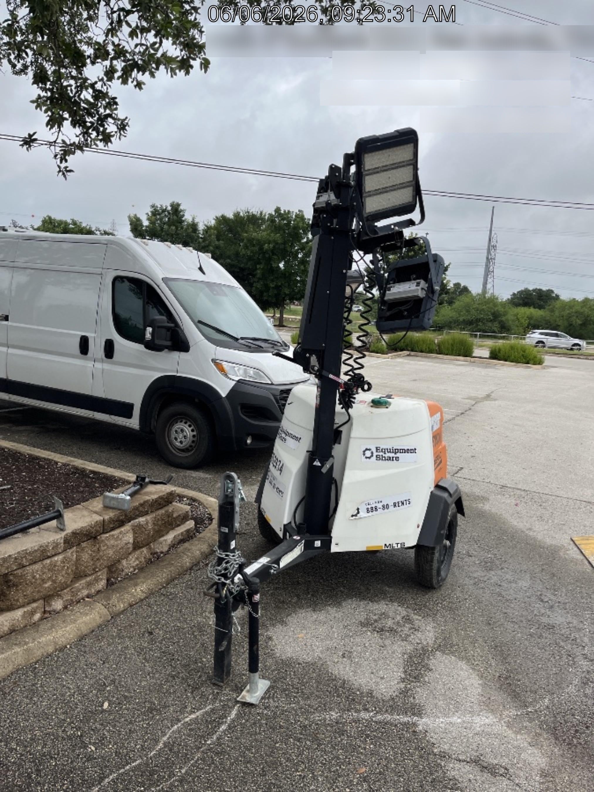 2023 Generac MLT2 Diesel, Flex Switch 120V Input, Powerzone Controller, (4) 320W LED Lights, 4kW Generator, 39.9 Gal Fuel Tank, 2" Ball, T3