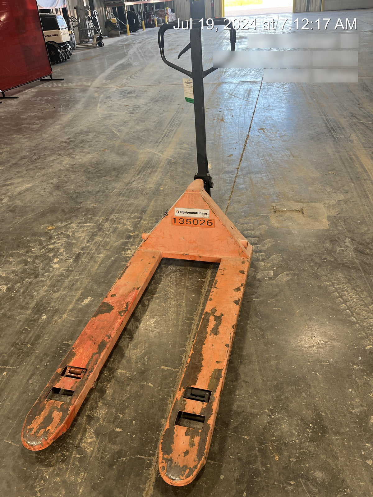 2021 HAUL MASTER 2.5 Ton Manual Pallet Jack