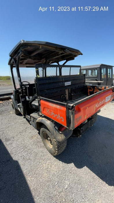 2021 Kubota RTV-X1140W-H Plastic Canopy, Windshield Acrylic Clear, LED Strobe Light, Wire Harness Kit, Back up Alarm