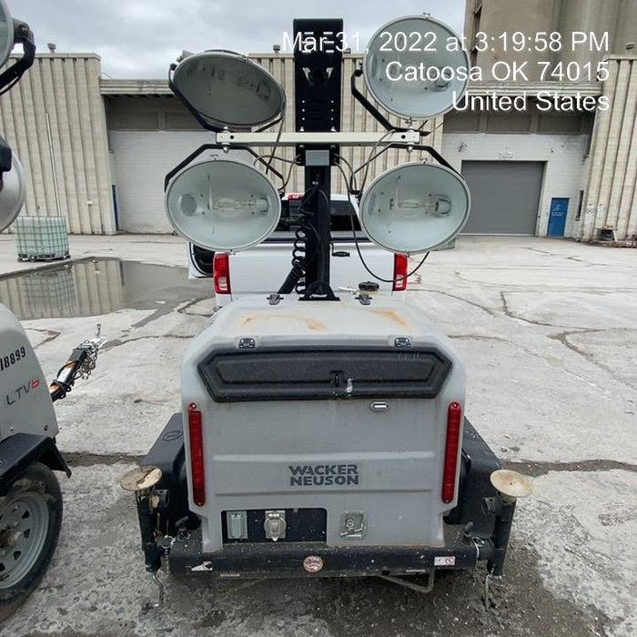 2019 Wacker Neuson LTV6L-MH Wacker Neuson LTV6L Mobile Light Tower w/Fuel Level Sensor Installed