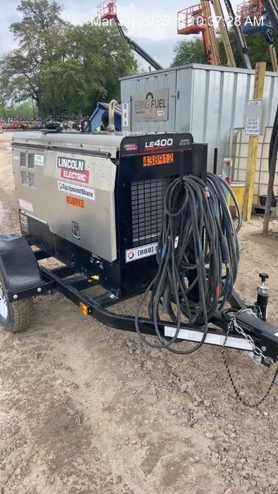 2024 Lincoln Electric LE400 Kubota V1505, Trlr, Cable Rack, Light Kit, ES Decals, T3