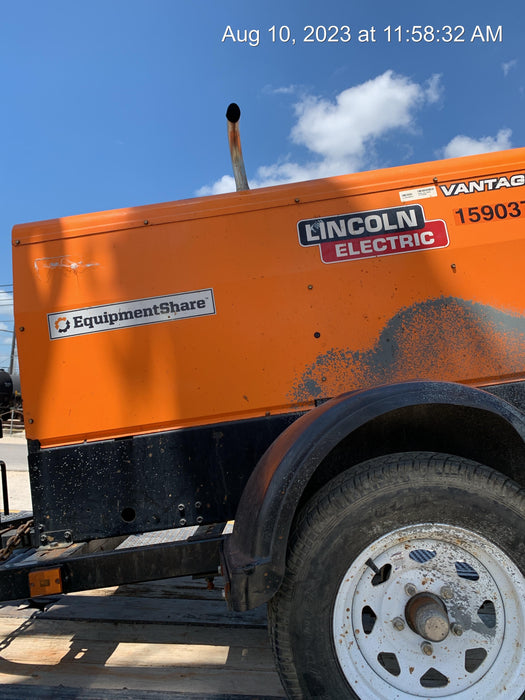 2021 Lincoln Electric Vantage 322 Vantage 322 Ready Pak 3 w/ Decals, ORANGE (includes trailer, cable rack, fender light kit) NO Telematics