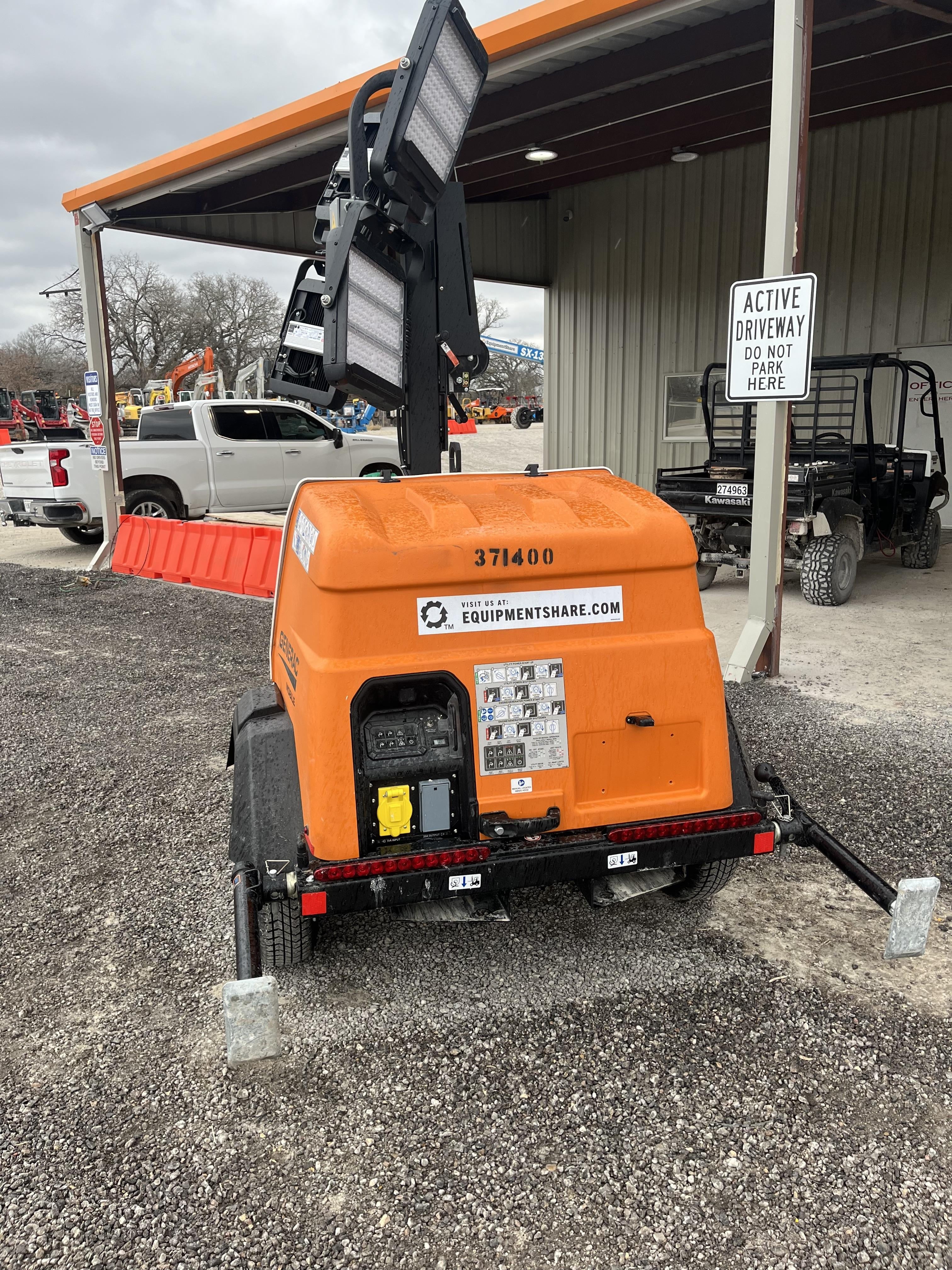 2023 Generac MLT2 Diesel, Flex Switch 120V Input, Powerzone Controller, 
(4) 320W LED Lights, 4kW Generator, 39.9 Gal Fuel Tank, 2" Ball, T3