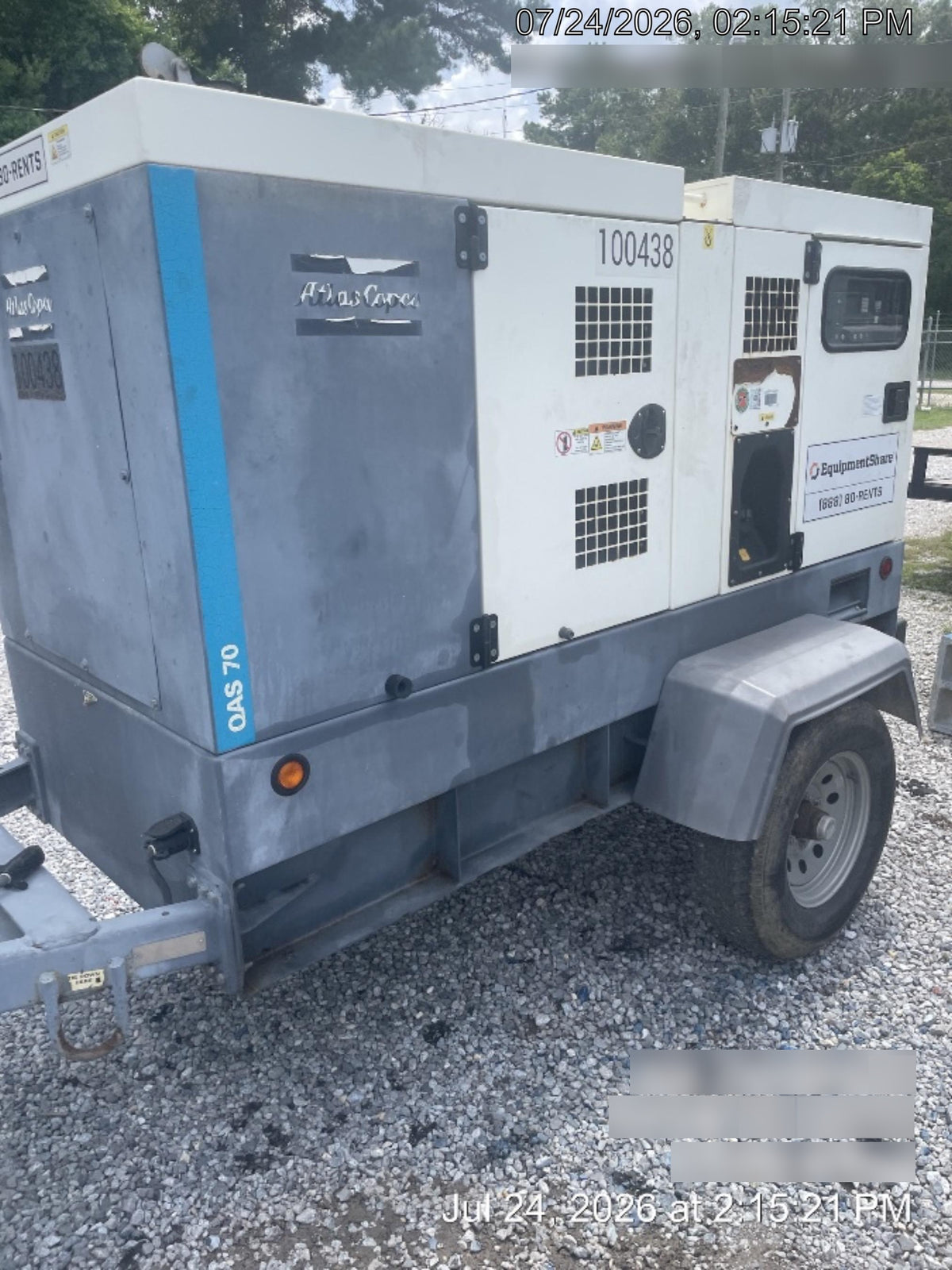 2020 ATLAS COPCO QAS 70