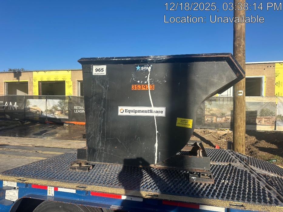 2023 STAR INDUSTRIES M-1820 - Self-Dump Hopper