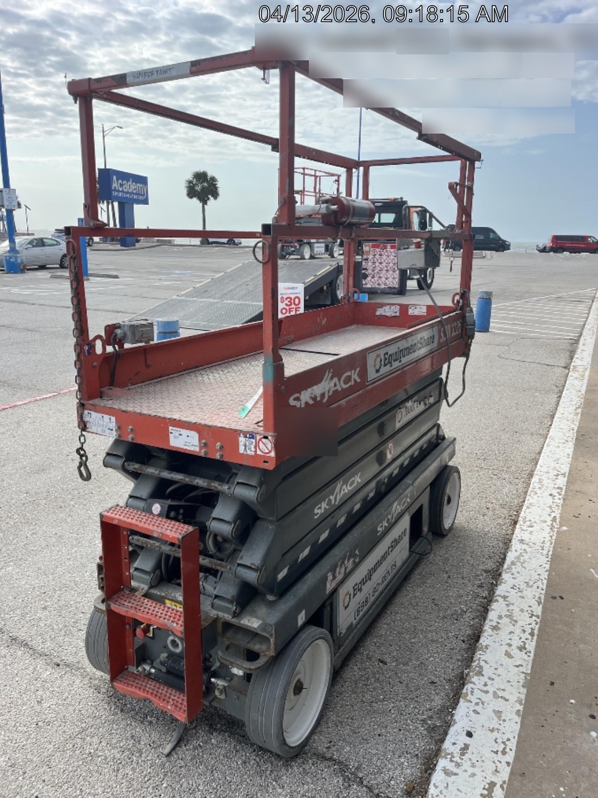 2019 Skyjack SJIII-3226 Standard Options