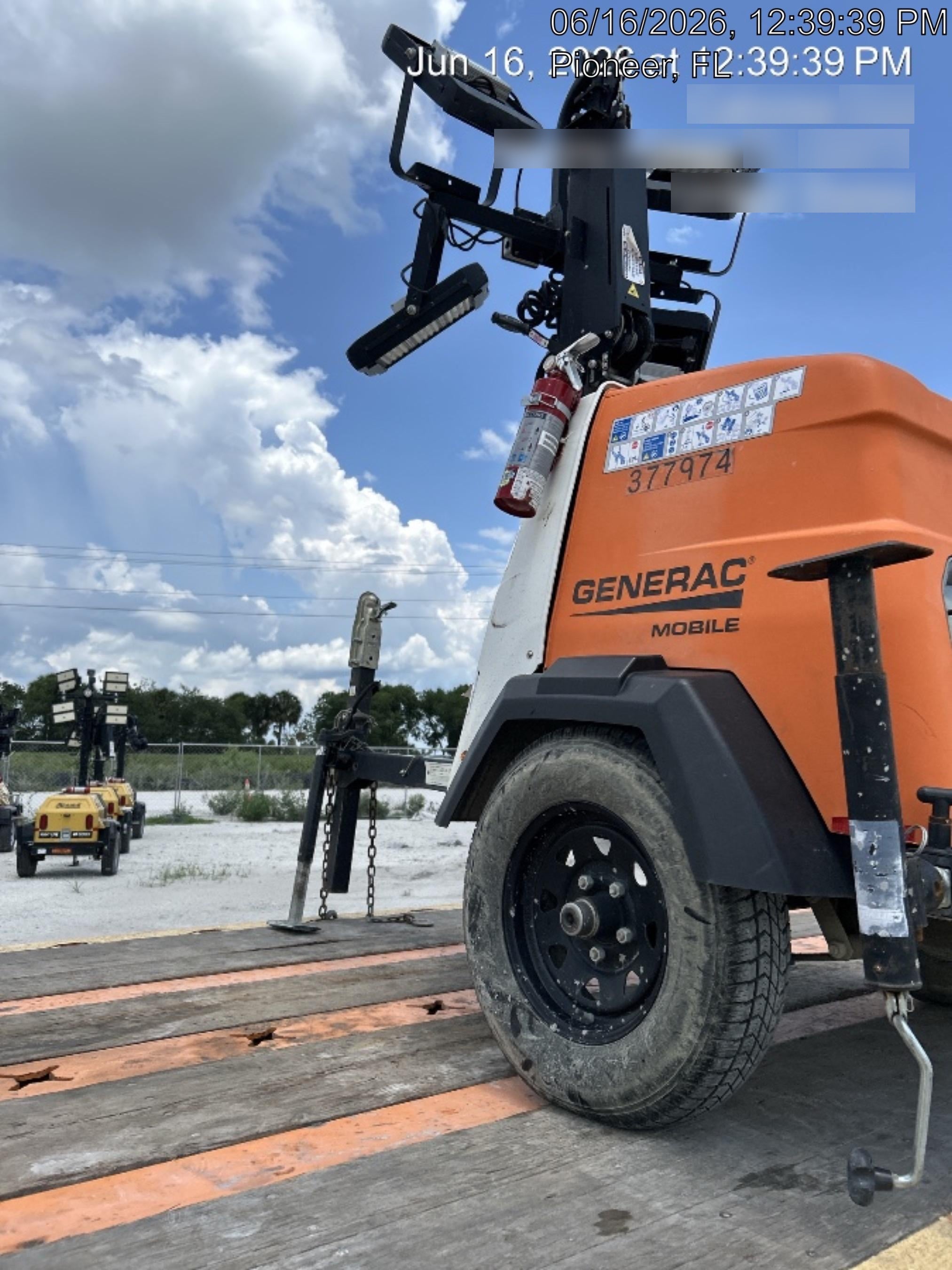 2023 Generac MLT2 Diesel, Flex Switch 120V Input, Powerzone Controller, 
(4) 320W LED Lights, 4kW Generator, 39.9 Gal Fuel Tank, 2" Ball, T3