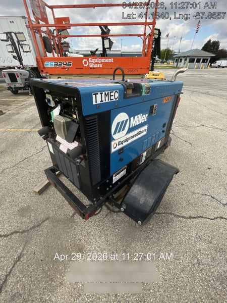 2020 Miller Electric BIG BLUE 400 Trailer Mounted Welder