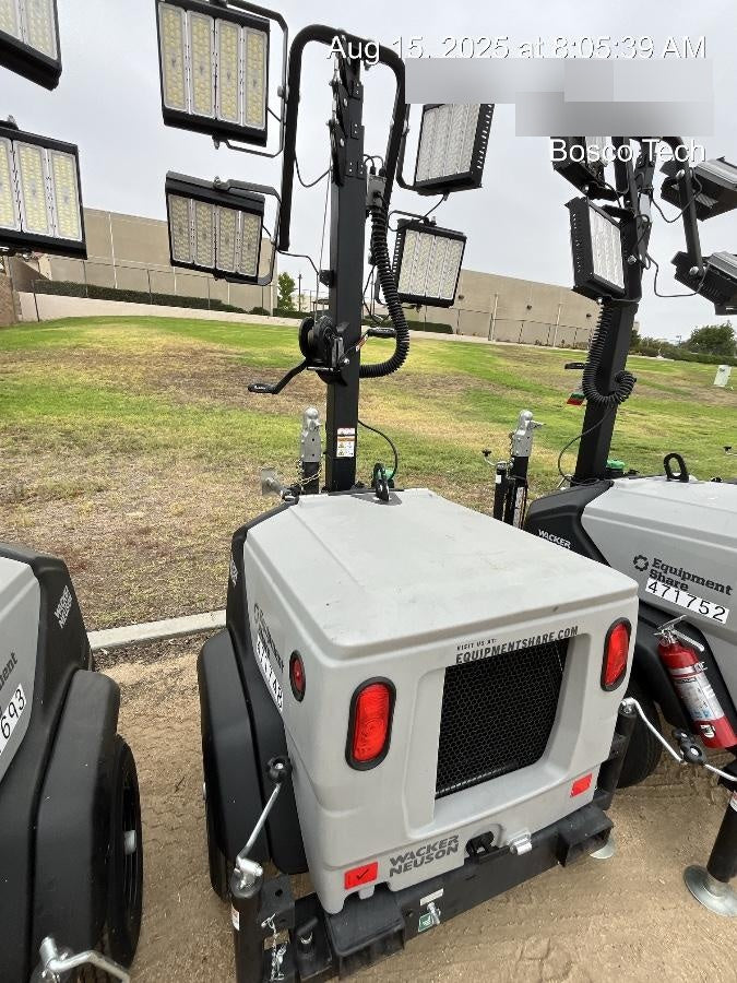 2024 Wacker Neuson LTT4 Diesel, Kohler KDW702, Deep Sea Controller, Auto Start, LED 320W, Bypass Outlet, T3