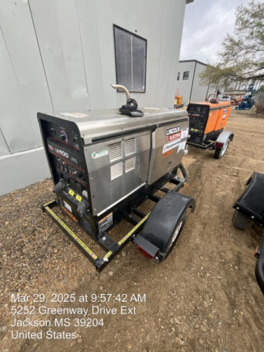 2024 Lincoln Electric LE400 Kubota V1505, Trlr, Cable Rack, Light Kit, ES Decals, T3