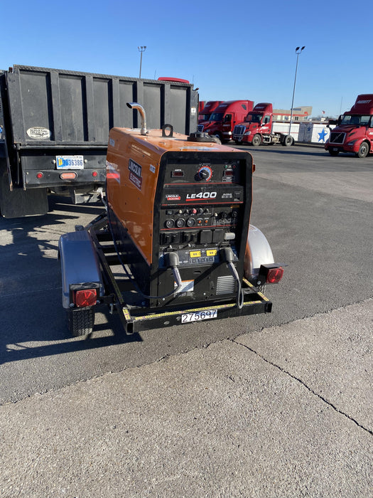 2022 Lincoln Electric LE400 Kubota V1505, Trlr, Cable Rack, Light Kit, ES Decals, T3