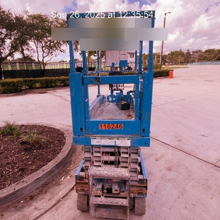 2020 Genie GS-1930 Solid Non Marking Tires, Beacon, Folding rails with half height swing gate