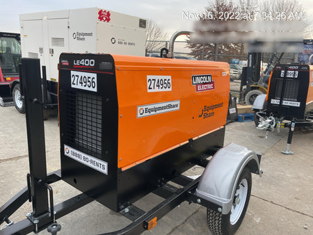 2022 Lincoln Electric LE400 Kubota V1505, Trlr, Cable Rack, Light Kit, ES Decals, T3