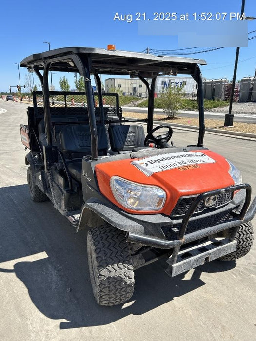 2022 Kubota RTV-X1140W-H Plastic Canopy, Windshield Acrylic Clear, LED Strobe Light, Wire Harness Kit, Back up Alarm