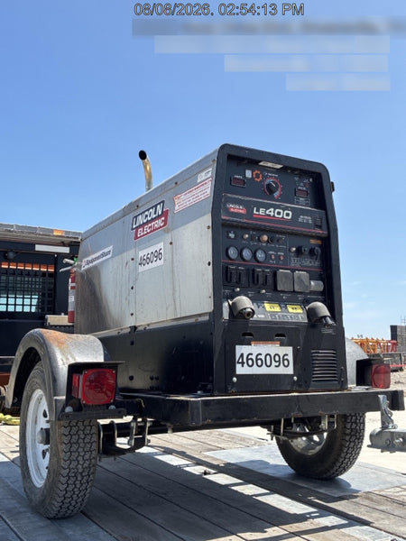 2024 Lincoln Electric LE400 Kubota V1505, Trlr, Cable Rack, Light Kit, ES Decals, T3