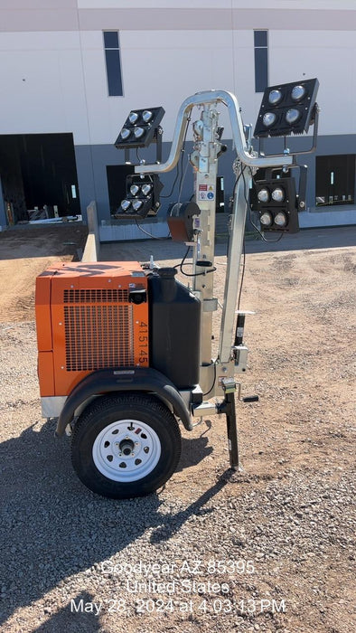 2024 Wanco WLTT-4MM4K Diesel, Deep Sea Controller, Shore Power Plug, Auto Start, (4) 350W LED Floodlights, 4kW Generator, 60 Gal Fuel Tank, 2" Ball, T3