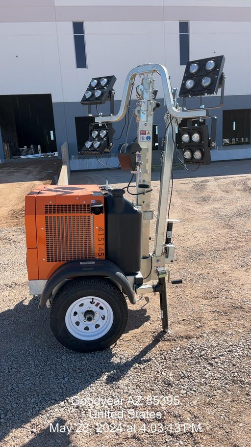 2024 Wanco WLTT-4MM4K Diesel, Deep Sea Controller, Shore Power Plug, Auto Start, (4) 350W LED Floodlights, 4kW Generator, 60 Gal Fuel Tank, 2" Ball, T3