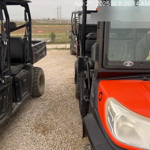 2019 Kubota RTV-X1140W-H 4wd Utility Cart, LED Strobe, Windshield Tempered Glass, Plastic Canopy, Wire Harness Kit, Backup Alarm