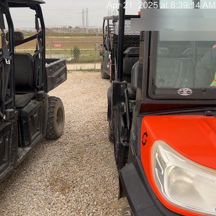 2019 Kubota RTV-X1140W-H 4wd Utility Cart, LED Strobe, Windshield Tempered Glass, Plastic Canopy, Wire Harness Kit, Backup Alarm