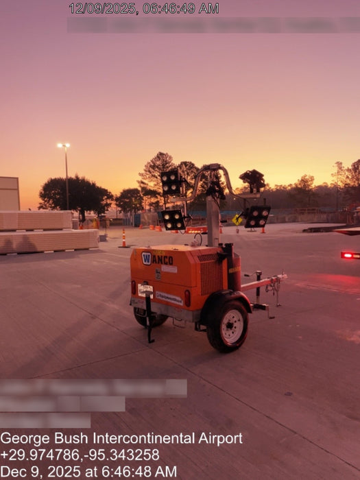 2024 Wanco WLTT-4MM4K Diesel, Deep Sea Controller, Shore Power Plug, Auto Start, (4) 350W LED Floodlights, 4kW Generator, 60 Gal Fuel Tank, 2" Ball, T3