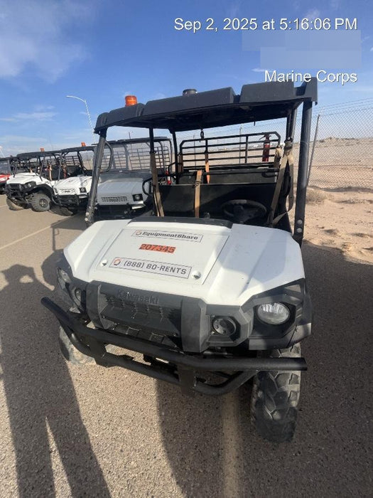 2022 Kawasaki Mule PRO-DXT Standard Options, Backup Alarm, Beacon, Plastic Hard Top, Poly Windshield, Horn Kit