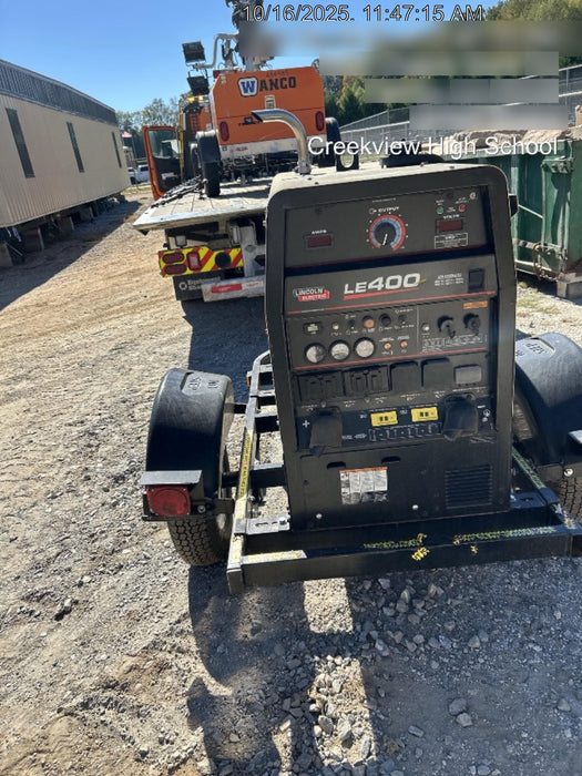 2024 Lincoln Electric LE400 Kubota V1505, Trlr, Cable Rack, Light Kit, ES Decals, T3