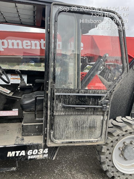 2020 Manitou MTA6034 Cab/Heat/Air, Solid Tires, Work Lights, Beacon, Aux Hydraulics, Back up Alarm, Mirrors, ES Keypad