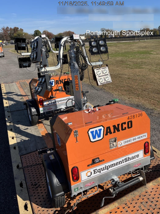 2024 Wanco WLTT-4MM4K Diesel, Deep Sea Controller, Shore Power Plug, Auto Start, (4) 350W LED Floodlights, 4kW Generator, 60 Gal Fuel Tank, 2" Ball, T3