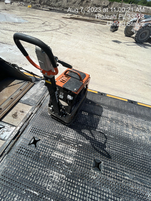 2023 Multiquip MVH158 Honda GX200, 17" Plate, Gas