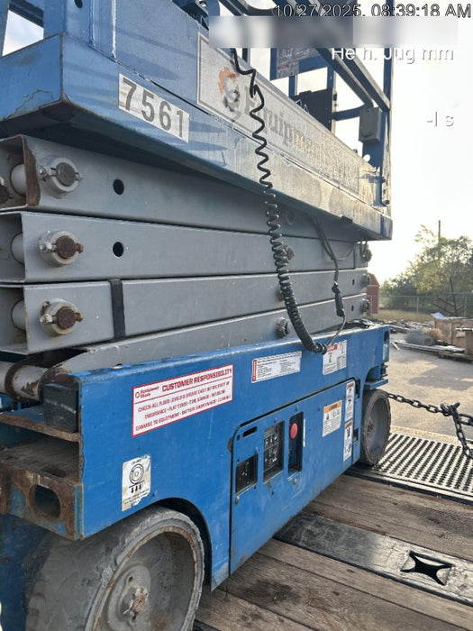 2017 Genie GS-1930 Genie GS-1930 Lift w/Fixed Rail and Chain Entry