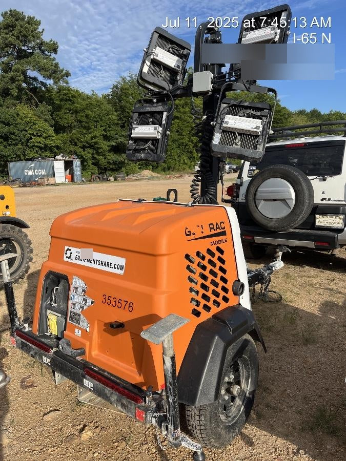 2023 Generac MLT2 Diesel, Flex Switch 120V Input, Powerzone Controller, (4) 320W LED Lights, 4kW Generator, 39.9 Gal Fuel Tank, 2" Ball, T3