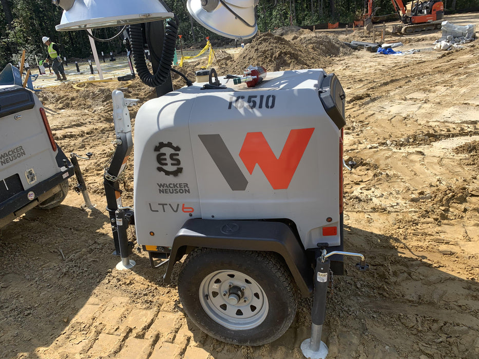 2018 Wacker Neuson LTV6L-MH LTV6L Mobile Light Tower w/Fuel Level Sensor Installed