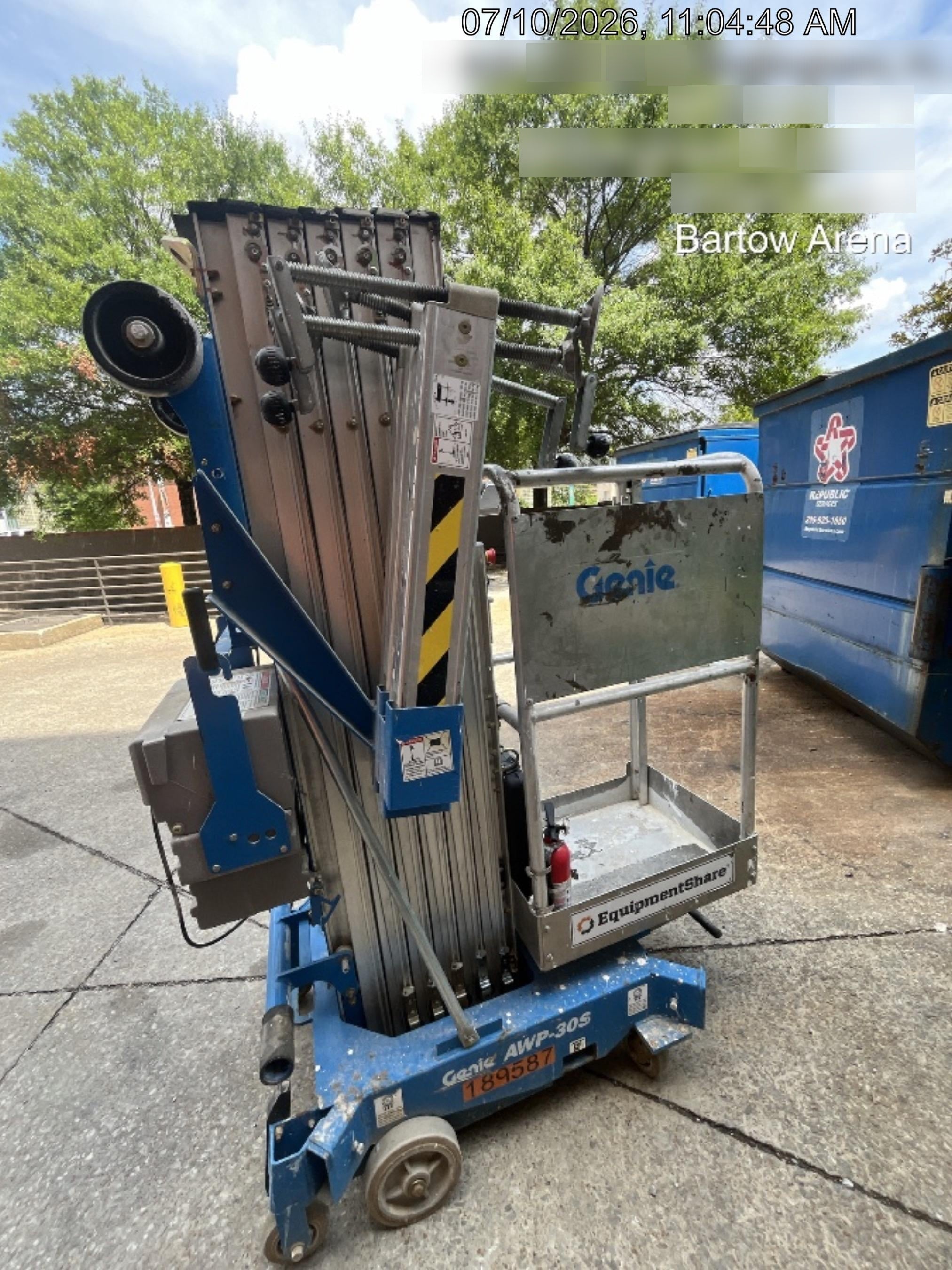 2021 GENIE AWP-30S DC