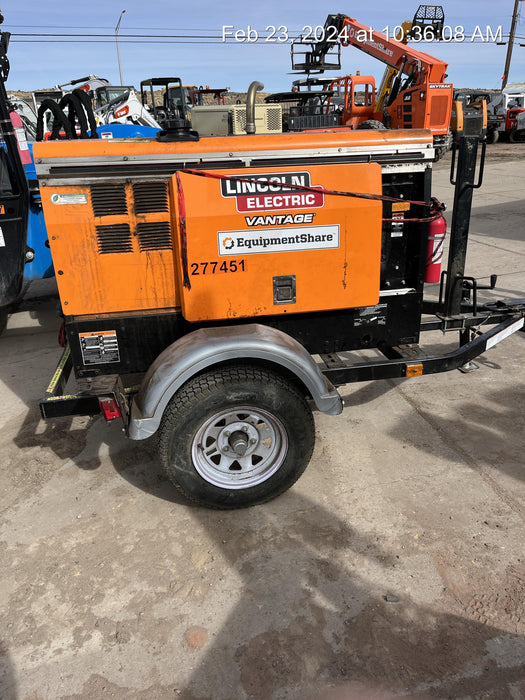 2022 Lincoln Electric LE400 Kubota V1505, Trlr, Cable Rack, Light Kit, ES Decals, T3