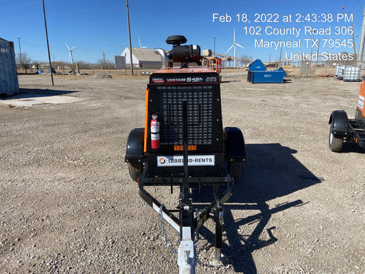 2021 Lincoln Electric Vantage 549X Ready Pak 3, ORANGE (includes trailer, cable rack, fender light kit)