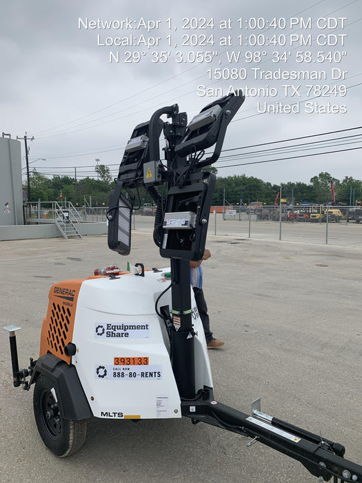 2024 Generac MLT2 Diesel, Flex Switch 120V Input, Powerzone Controller, 
(4) 320W LED Lights, 4kW Generator, 39.9 Gal Fuel Tank, 2" Ball, T3