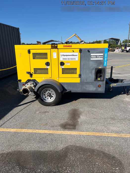 2020 ATLAS COPCO PAS 150 HF CS Enclosed