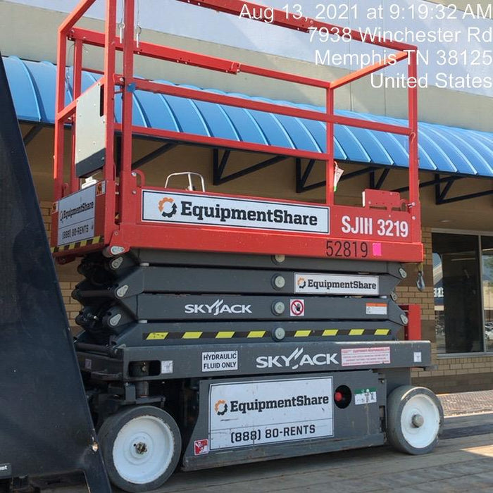 2019 Skyjack SJIII-3219 Standard Options, Trojan Batteries