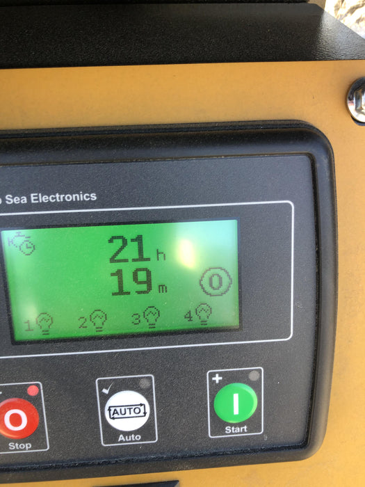 2022 Allmand NLV3GR (4) LED Light Fixture 350W, 23' Vertical Mast, 3kW Prime, Towable, Deep Sea L401, Leveling Jacks, Yanmar T4F 5.8hp