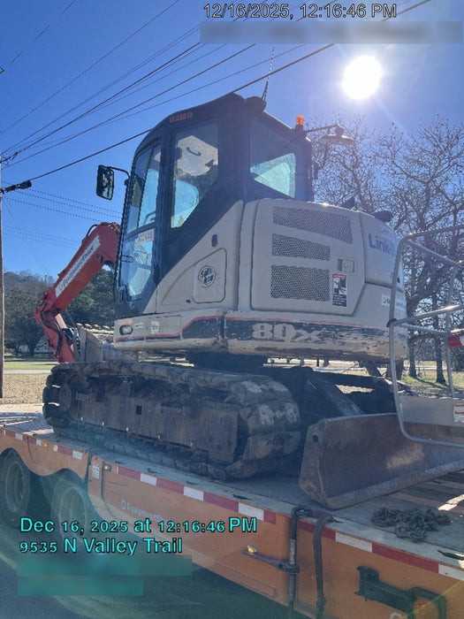 2020 Link-Belt 80X3EX 7'2" ARM, 17.7" rubber tracks, Multi function aux hydraulics