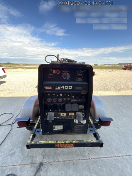 2022 Lincoln Electric LE400 Kubota V1505, Trlr, Cable Rack, Light Kit, ES Decals, T3