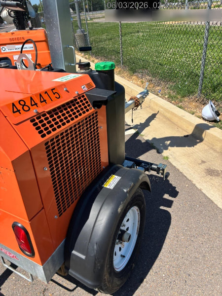 2024 Wanco WLTT-4MM4K Diesel, Mitsubishi L2E, 9.0HP @1800 rpm, Deep Sea Controller, Shore Power Plug, Auto Start, (4) 350W LED Floodlights, 4kW Generator, 60 Gal Fuel Tank, 2" Ball, T3