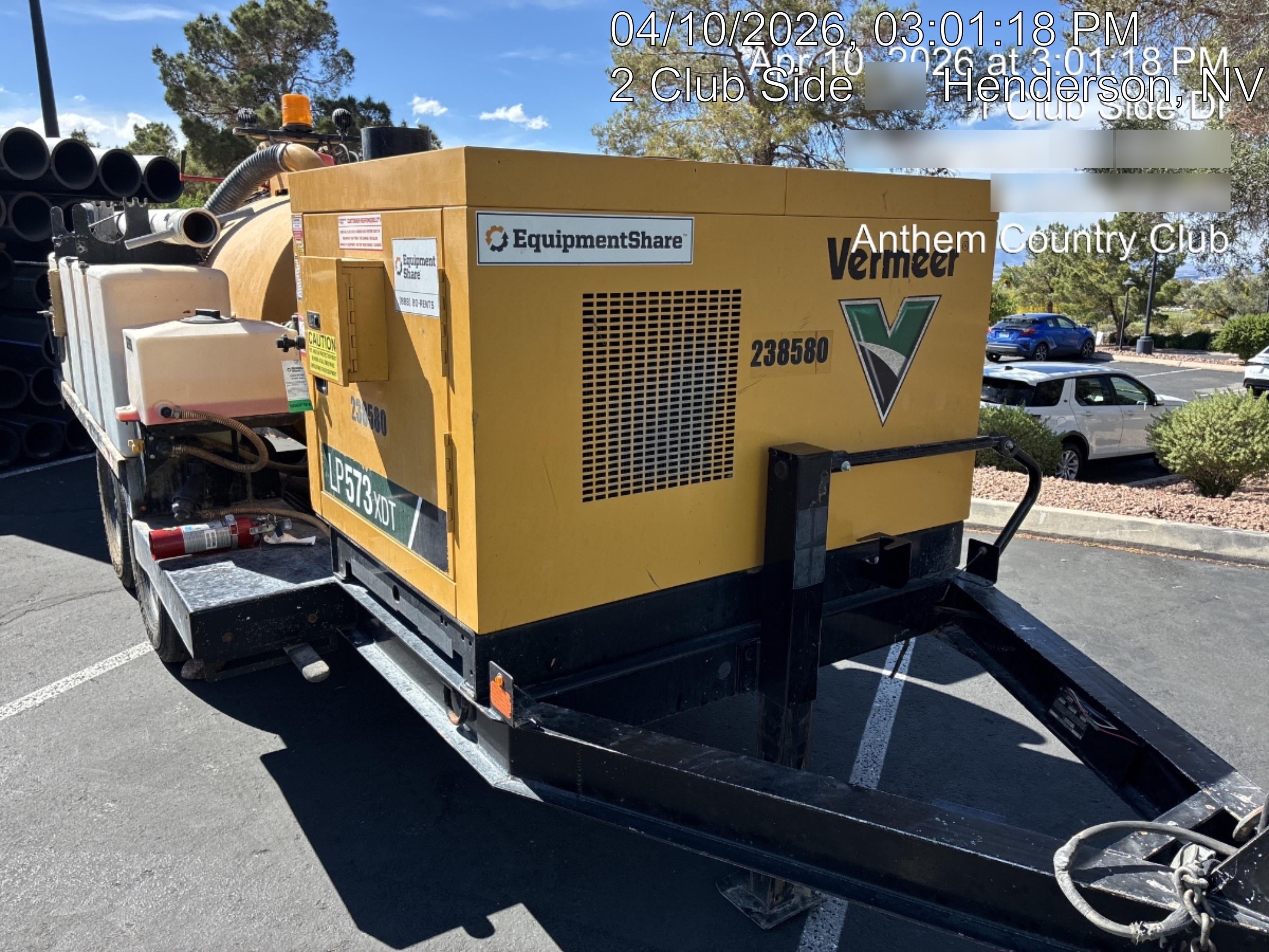 2022 Vac-Tron LP573XDT T4 Koehler Diesel Engine, 500 Gallon Debris Tank, x2 100 Gallon Water Tanks