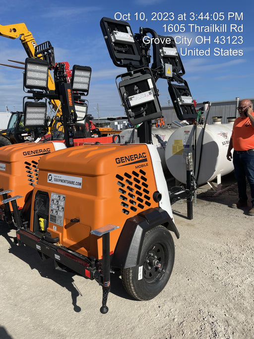 2023 Generac MLT2 Diesel, Flex Switch 120V Input, Powerzone Controller, 
(4) 320W LED Lights, 4kW Generator, 39.9 Gal Fuel Tank, 2" Ball, T3