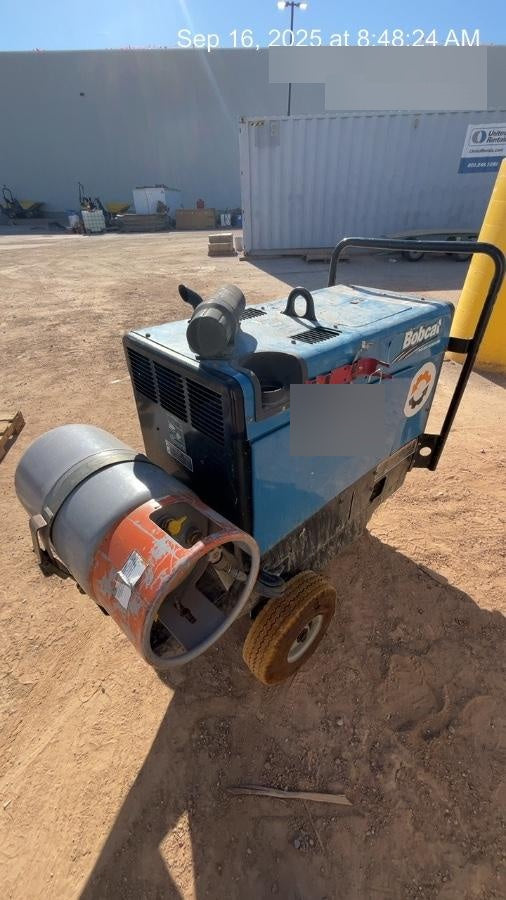 2019 Miller Electric BOBCAT 250 LP/Propane, Running Gear, Tank Bracket, Hose