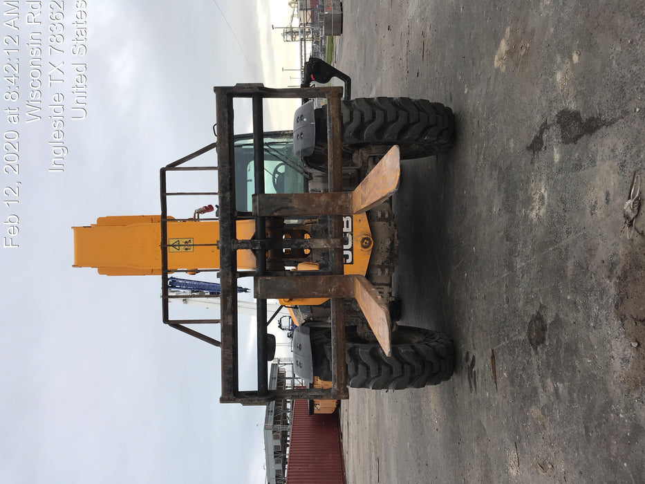 2019 JCB 509-42 JCB 509-42 Enclosed Cab, 74 HP, Solid Tires, Worklights, Beacon, Aux Hydraulics, Lifting Eye