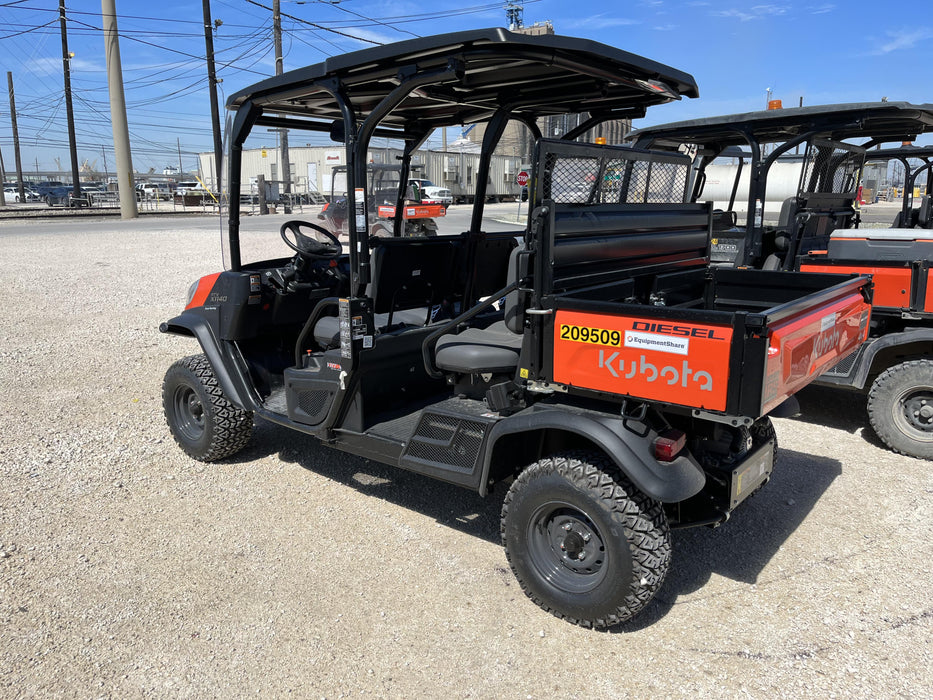 2022 Kubota RTV-X1140W-H Plastic Canopy, Windshield Acrylic Clear, LED Strobe Light, Wire Harness Kit, Back up Alarm