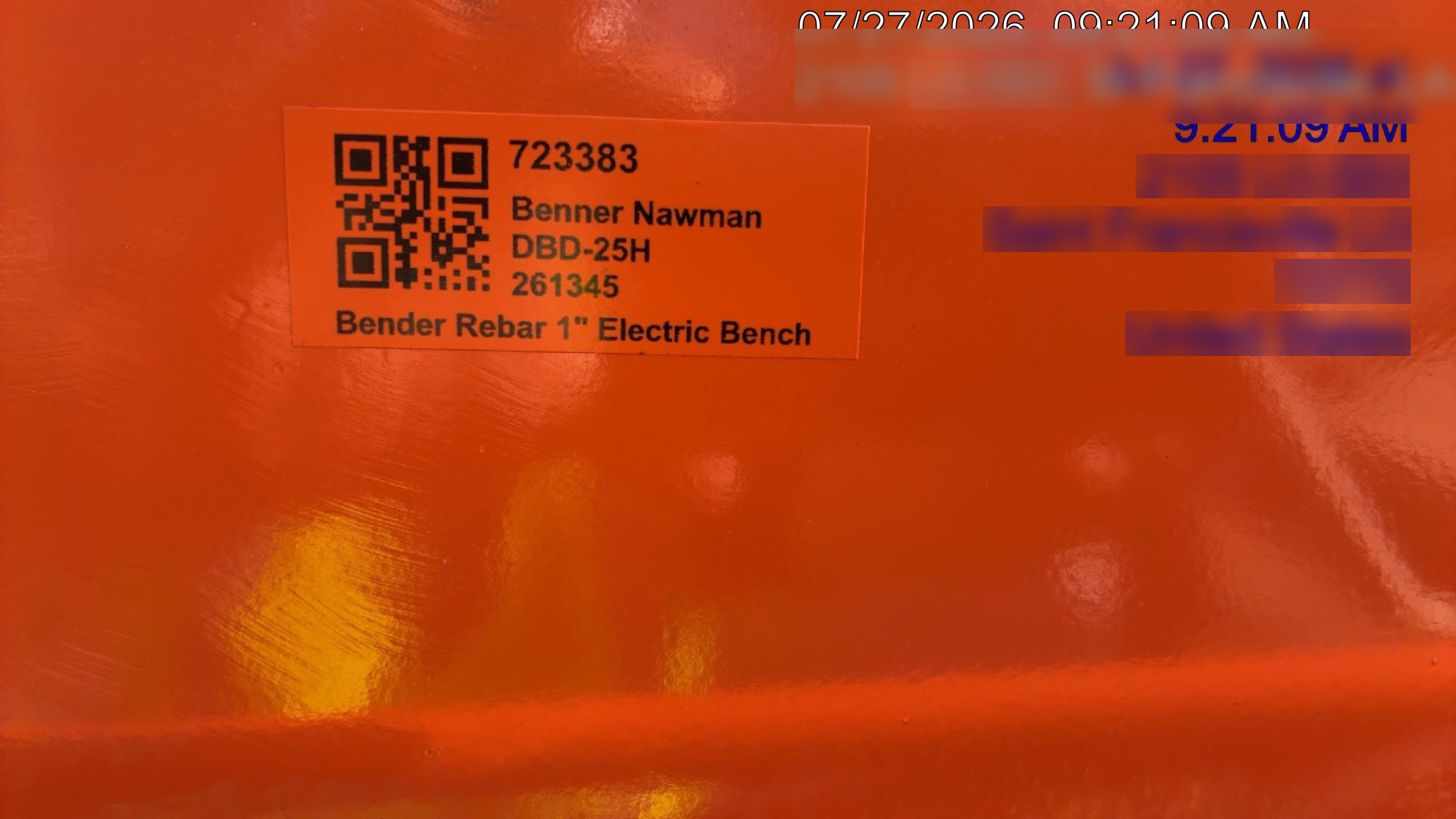 2026 BENNER NAWMAN DBD-25H