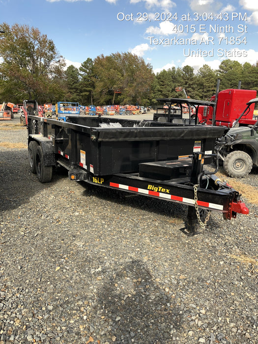 2024 BIG TEX TRAILER 16LP - 16' Bumper Pull Dump Trailer