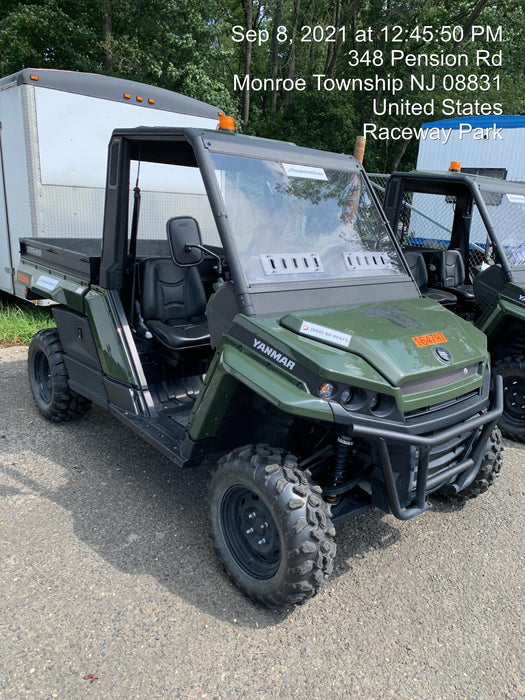 2021 Yanmar YU1000 Canopy, Steel Wheel, Poly WindShield, Beacon, Backup Alarm